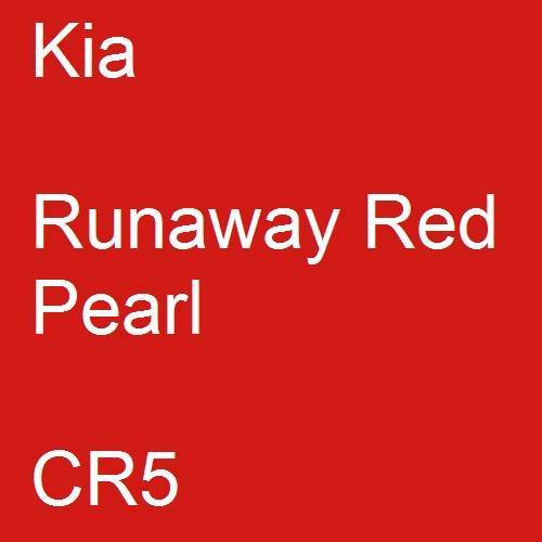 Kia, Runaway Red Pearl, CR5.